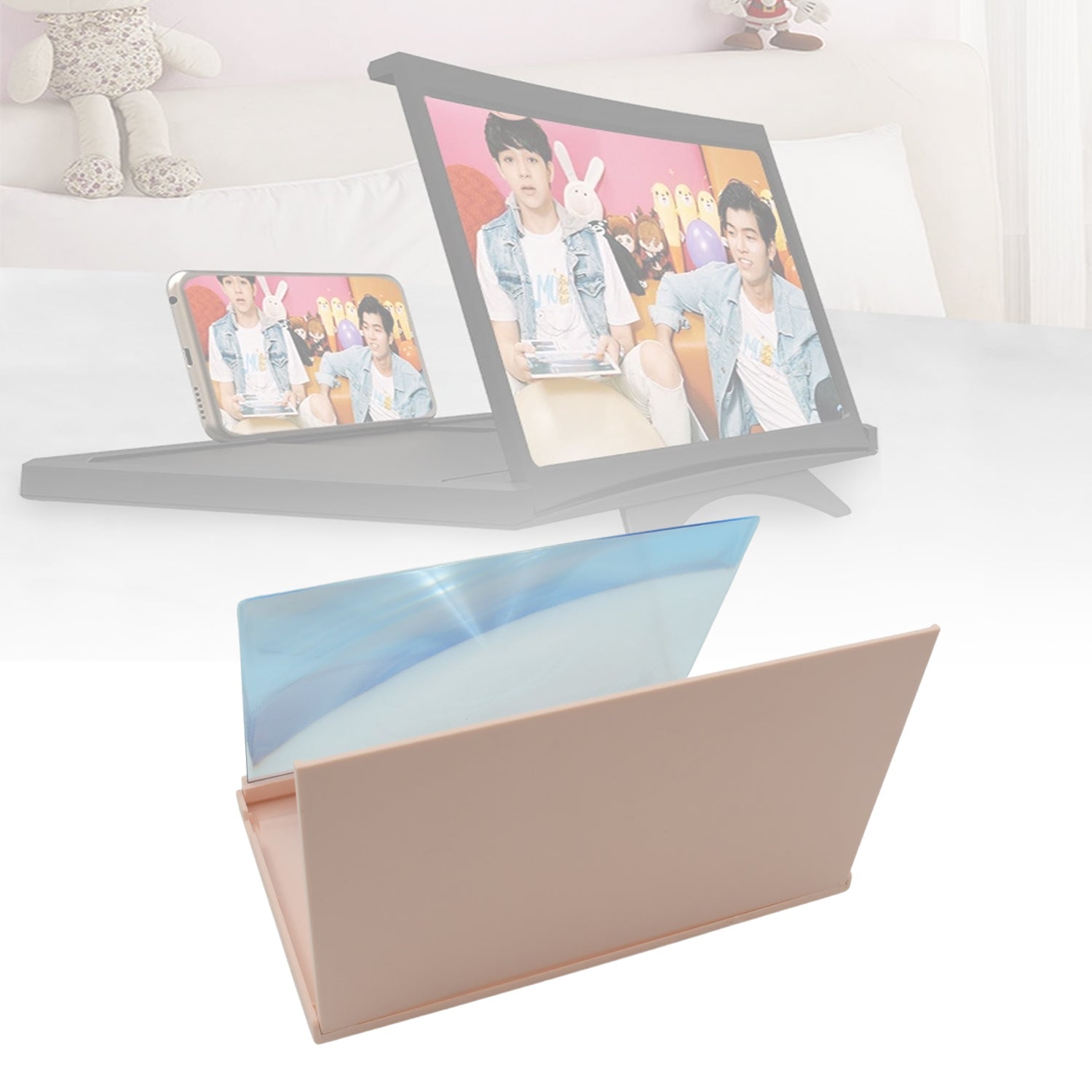 12611 3D Phone Screen Magnifier Video Screen Amplifier Expander Holder Bracket for Mobile Phone Screen Zoom Display (1 Pc) 12611 3D Phone Screen Magnifier Video Screen Amplifier Expander Holder Bracket for Mobile Phone Screen Zoom Display (1 Pc)